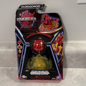 Bakugan Dragonoid Action Figure - Red and Yellow